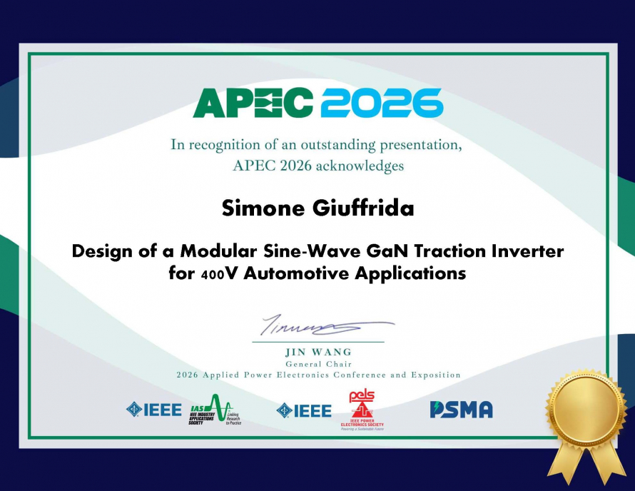 Certificato Best Presentation